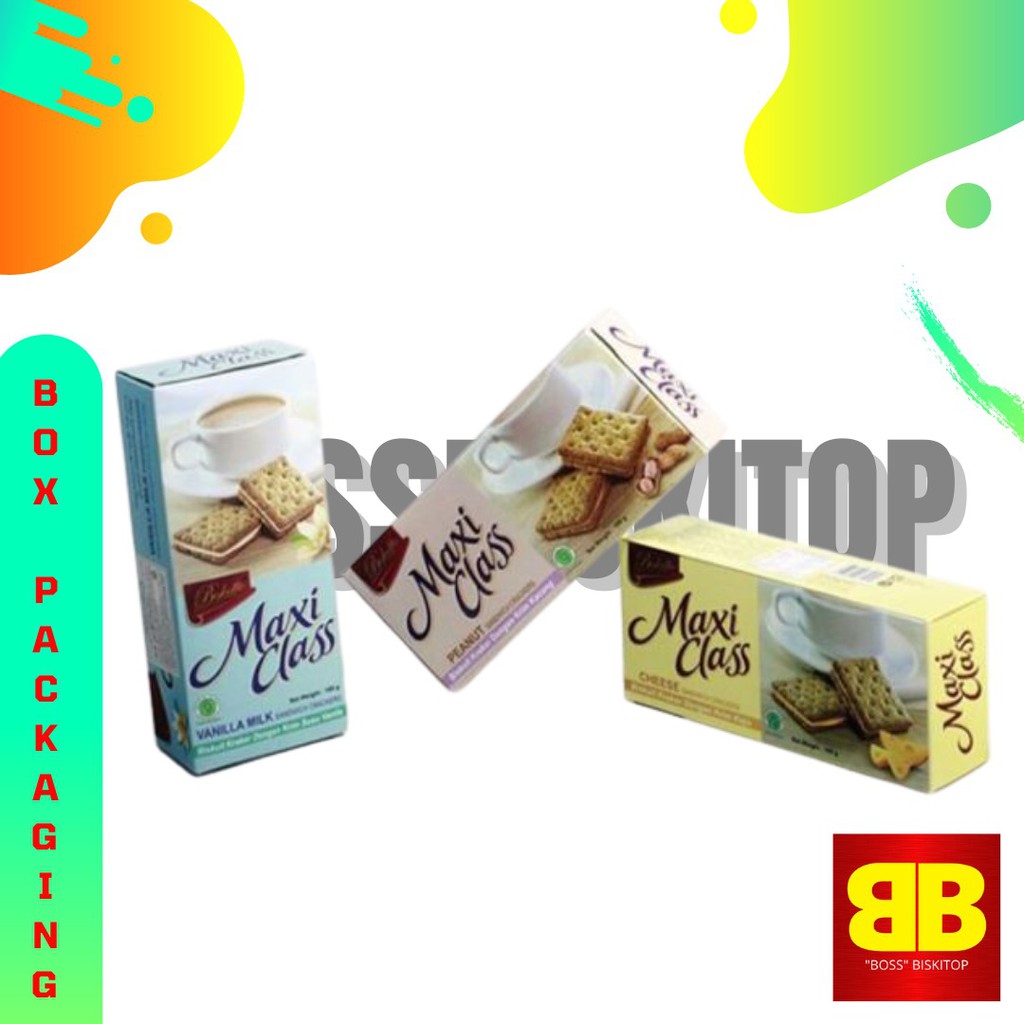 

BB - BISKITOP MAXI CLASS MINI Biskuit Kue Kering Anak Dewasa Enak Renyah Biscuit Rasa Kacang keju