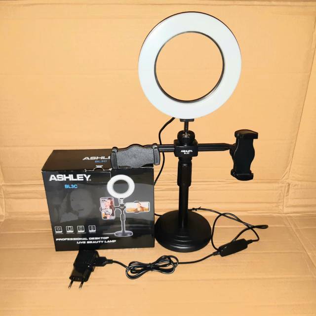 Lampu Tik Tok Beauty Live Light Ashley BL3C Mode 3 Warna