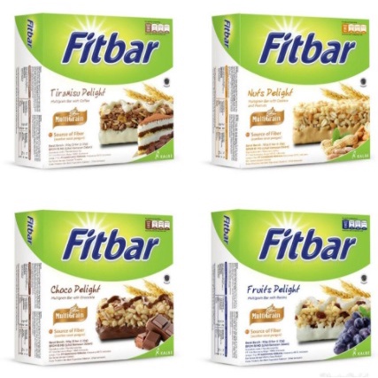 

FITBAR Healthy Snack Source of Fiber 5 x 22gr BOX Fit-Bar