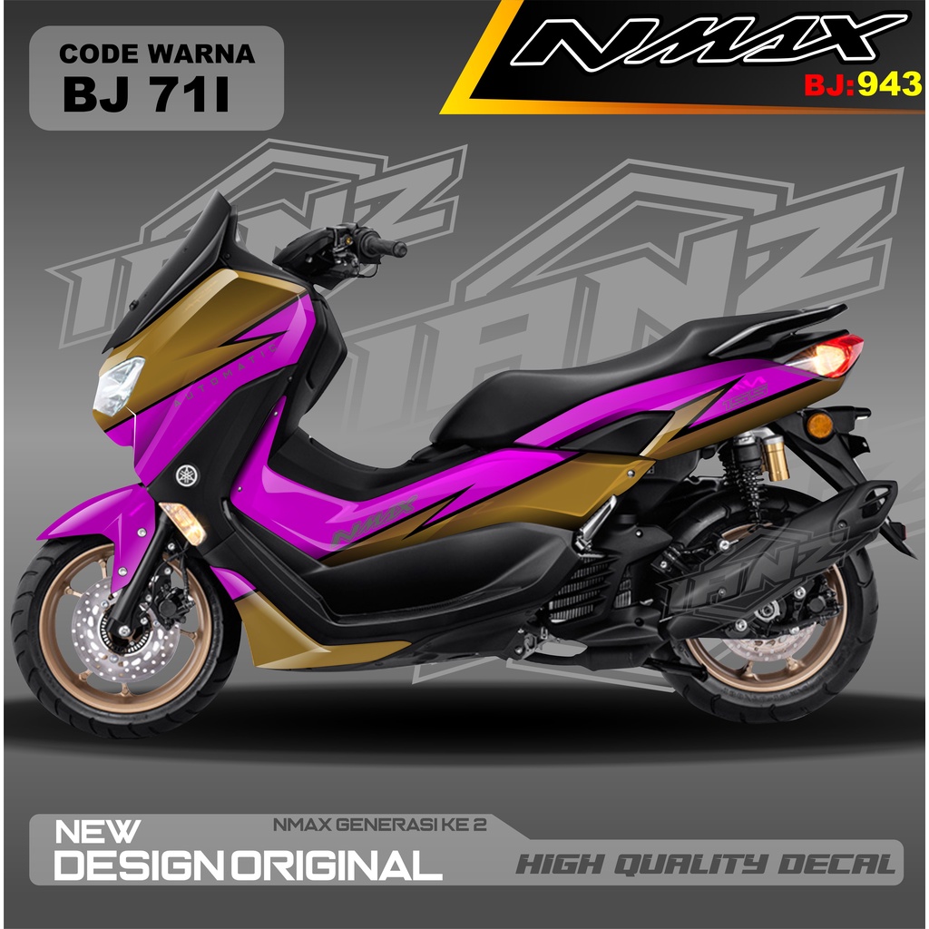 VARIASI STICKER ALL NEW NMAX FULL BODY MOTOR / DECAL FULL BODY NMAX / DECAL STIKER FULL BODY NMAX / STIKER DECAL NMAX TERBARU