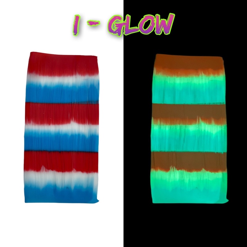 Skirt Lembaran Gid Gliter Skirt Glow In The Dark Luminous Skirt Menyala Skirt Assist Hook Skirt Assisthook Skrit GID-I Glow