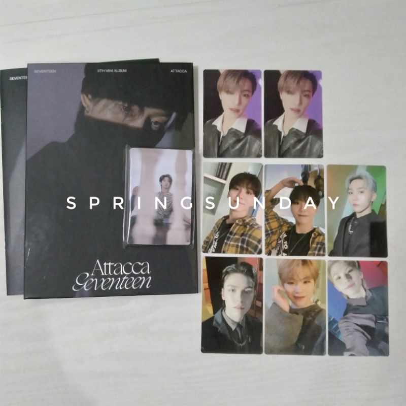 SEVENTEEN SVT Attaca Carat Ver THE8 Minghao Woozi Seungkwan Vernon Dino PC Photocard