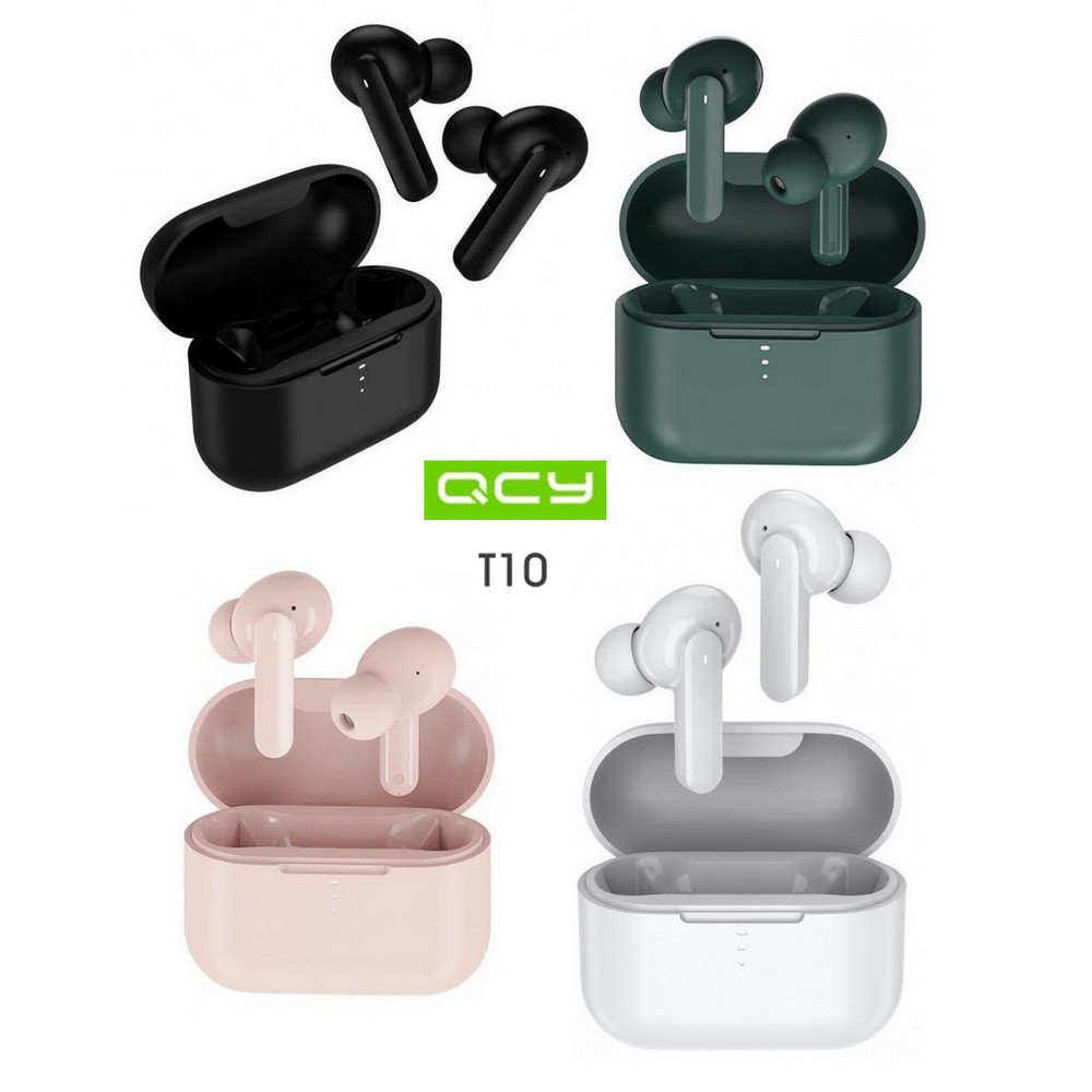 QCY T10 Wireless Earphone Bluetooth 5.0 TWS with 600mAh Storage Box