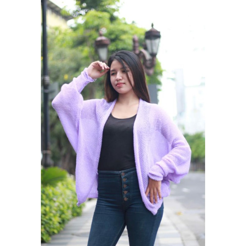 CARDIGAN BATWING | KARDIGAN KELELAWAR RAJUT KNIT