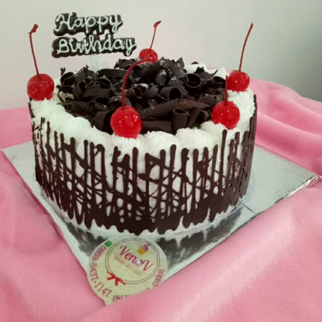 

Kue Ultah Ulang Tahun Black Forest Classic - Birthday Cake Tart Malang