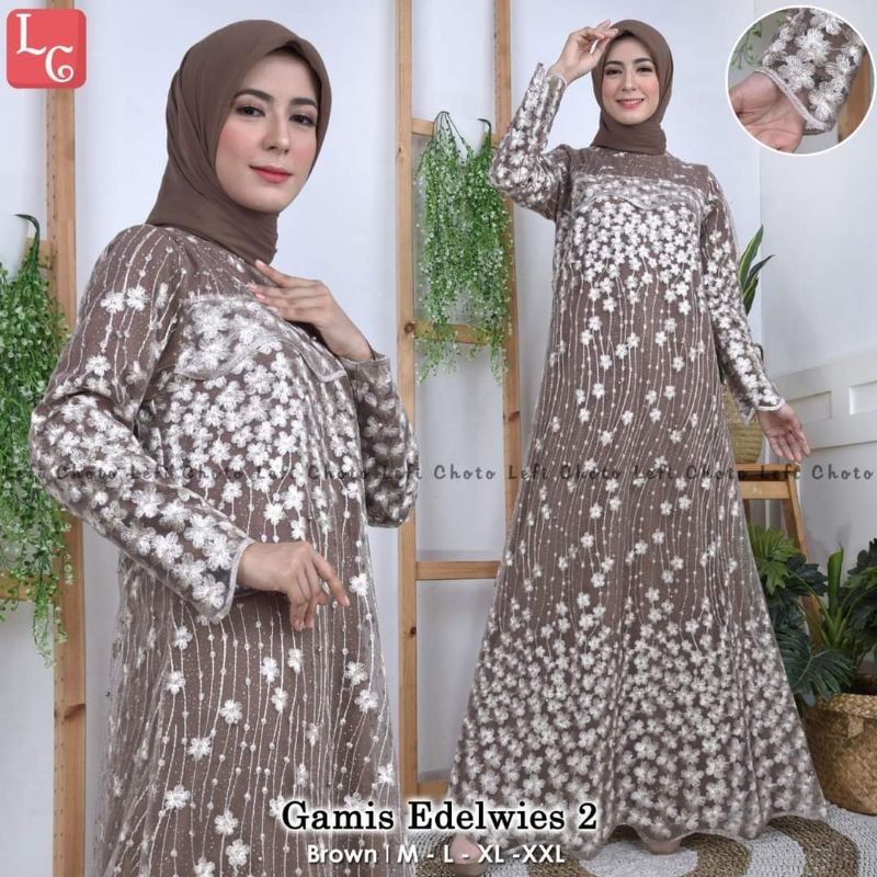 GAMIS TULLE ENDELWIES/GAMIS TERBARU/GAMIS KEKINIAN