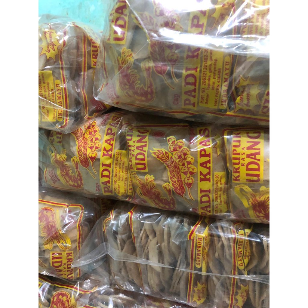 

KERUPUK UDANG CAP PADI KAPAS KUALITAS SUPER 250 GRAM