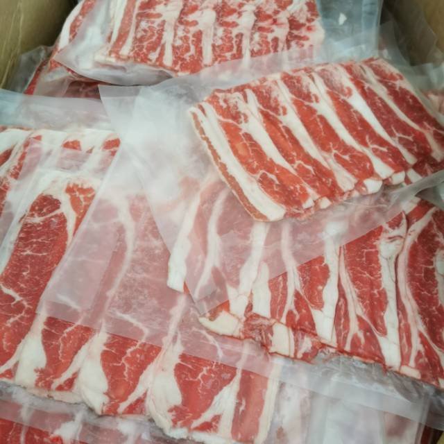 

NATUREFOOD Daging sapi US SWIFT shortplate shabu / yoshinoya