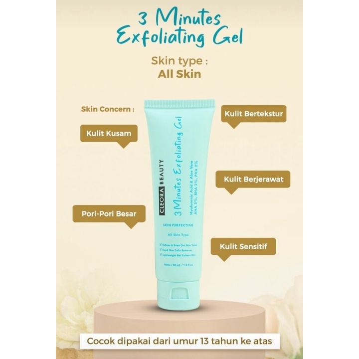 Cleora 3 Minutes Exfoliating Gel 50 mL