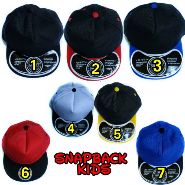 TOPI SNAPBACK KIDS / ANAK (RAFEL) | Shopee Indonesia