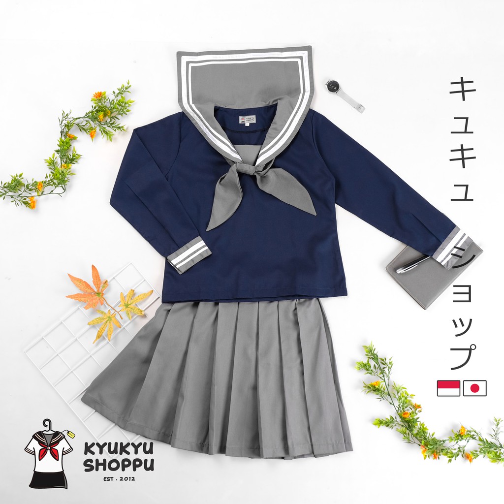 Seifuku By KYUKYU (Ky001) High Quality REAL PIC-Japan Korean uniform cosplay seragam sekolah Jepang
