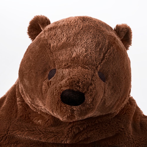 DJUNGELSKOG Boneka, beruang coklat