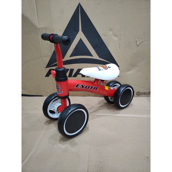 Mainan sepeda roda 4 anak balance bike Exotic ET-2008