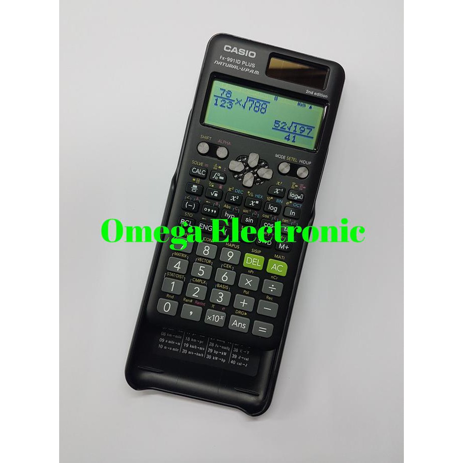 

CASIO KALKULATOR FX-991ID PLUS SCIENTIFIC CALCULATOR CASIO - CUCI GUDANG LHOOO