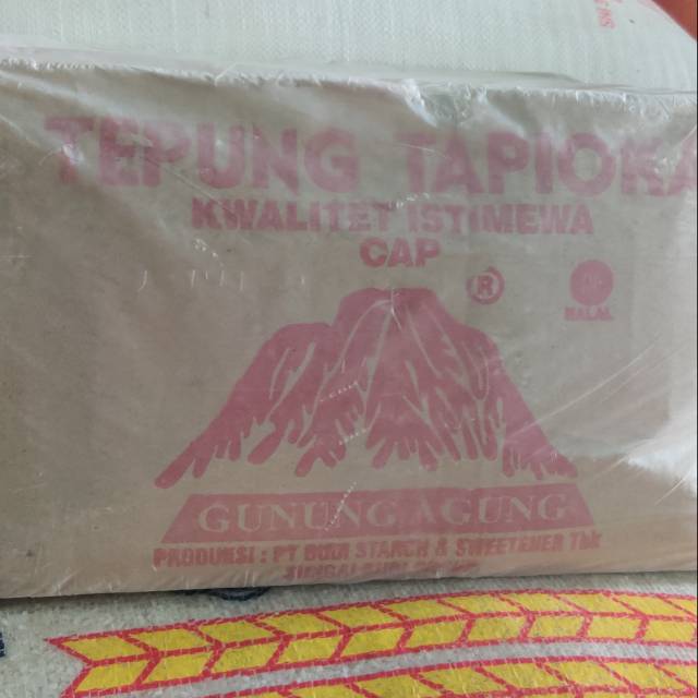 Tepung Tapioka Sagu Gunung Agung DUS 500gr isi 20pcs