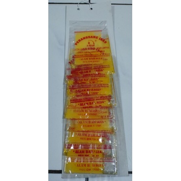 Perangsang Ikan Abah Kuning 1 Renceng ( isi 10pcs )