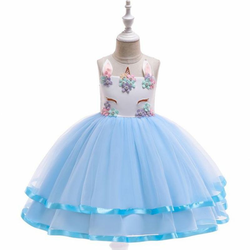 Dress pesta tutu Anak Unicorn  Simple Import