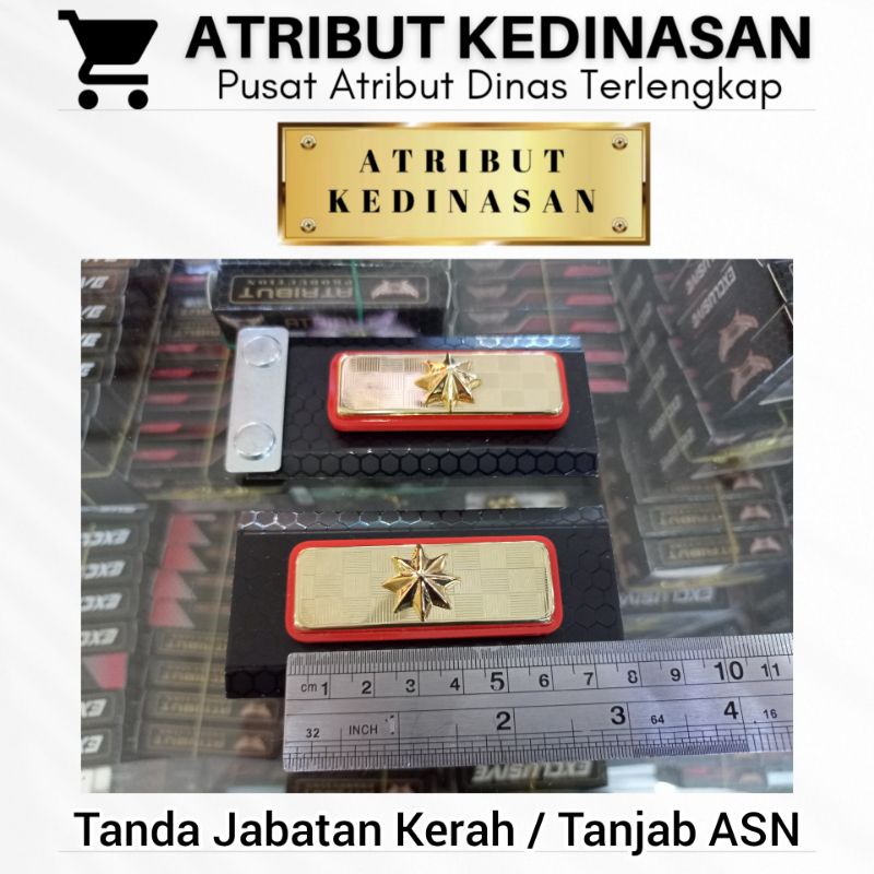 TANJAB KERAH 4C TANDA JABATAN ASN PNS ESELON 2
