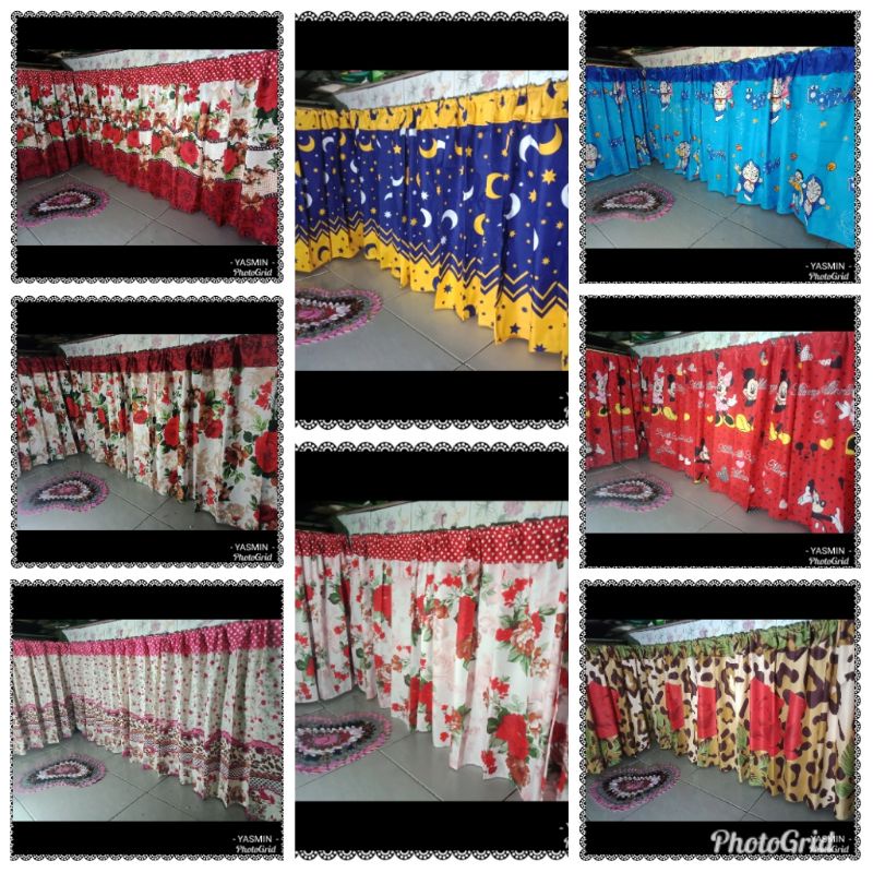 Gorden kolong dapur 70x100 bonus tali