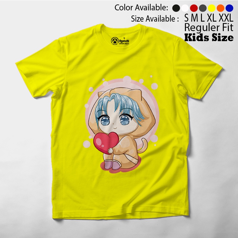 Baju Kaos Atasan Anak Perempuan Anime Girl