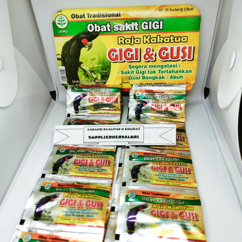 Gigi Gusi Kakatua obat sakit gigi