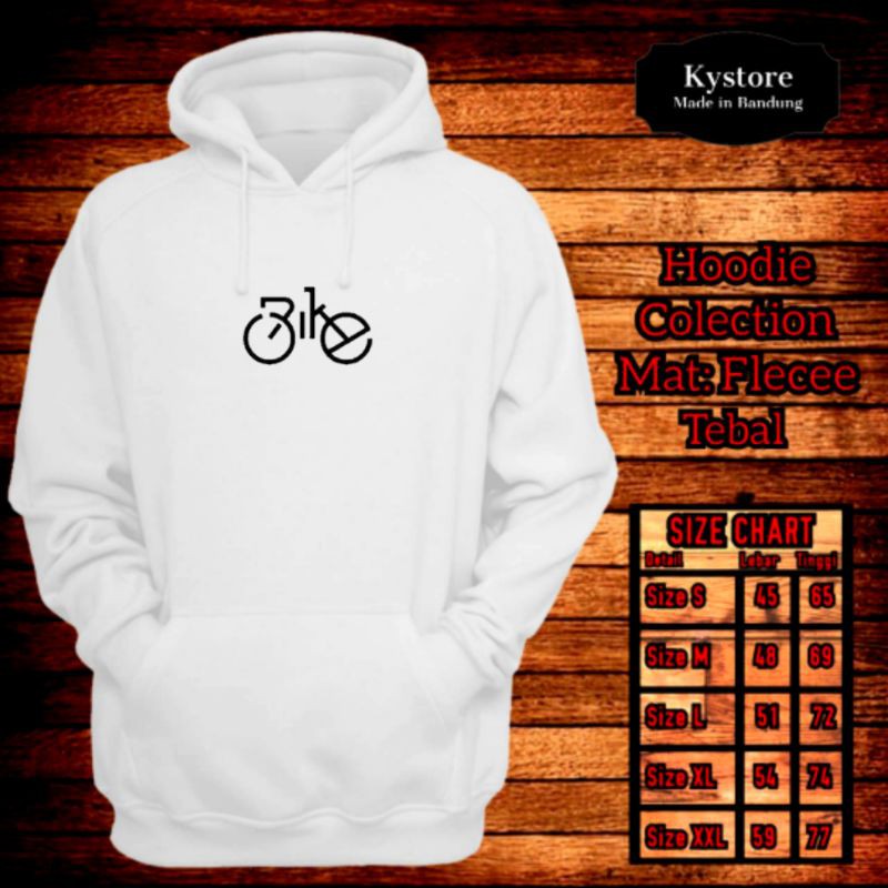 jacket hoodie motif sepeda bike