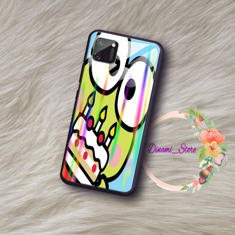 back case glass aurora Keroppi samsung Samsung J2prime G530prime A01 CORE A20 A30 A20s A50 DST297