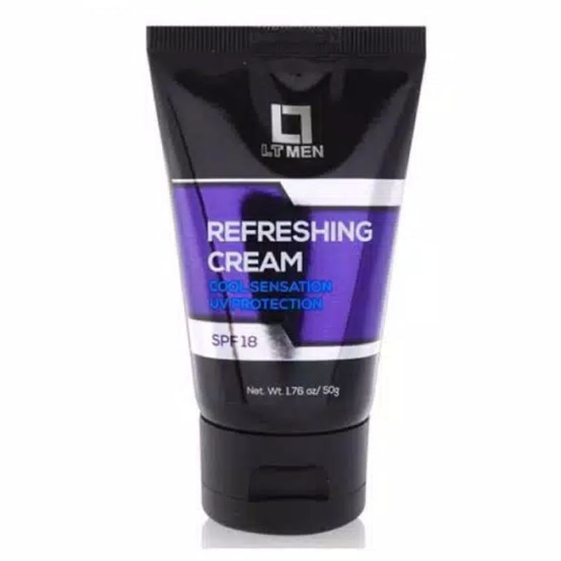 LT Men Refreshing Cream SPF 18 50g LT Pro for Men Krim Pelindung Matahari