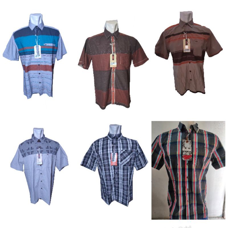 Kemeja Cardinal Lengan Pendek Pria