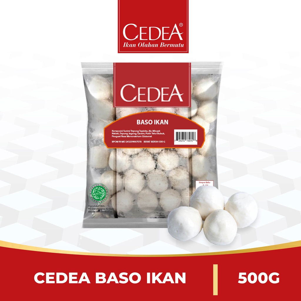 

CEDEA Baso Ikan Besar [500g] / Bakso Ikan / Fish Meatballs