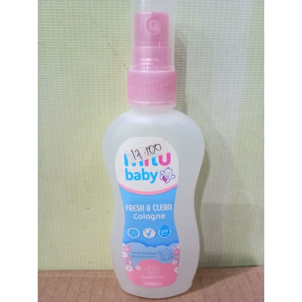 MITU BABY FRESH &amp; CLEAN COLOGNE FRESH GREEN, FRESH PINK 100ML