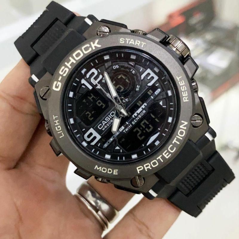 TERPOPULER!!!! BAHAN BESI HALUS JAM TANGAN TALI RANTAI JAM TERLARIS JAM PRIA GSHOCK GST8600