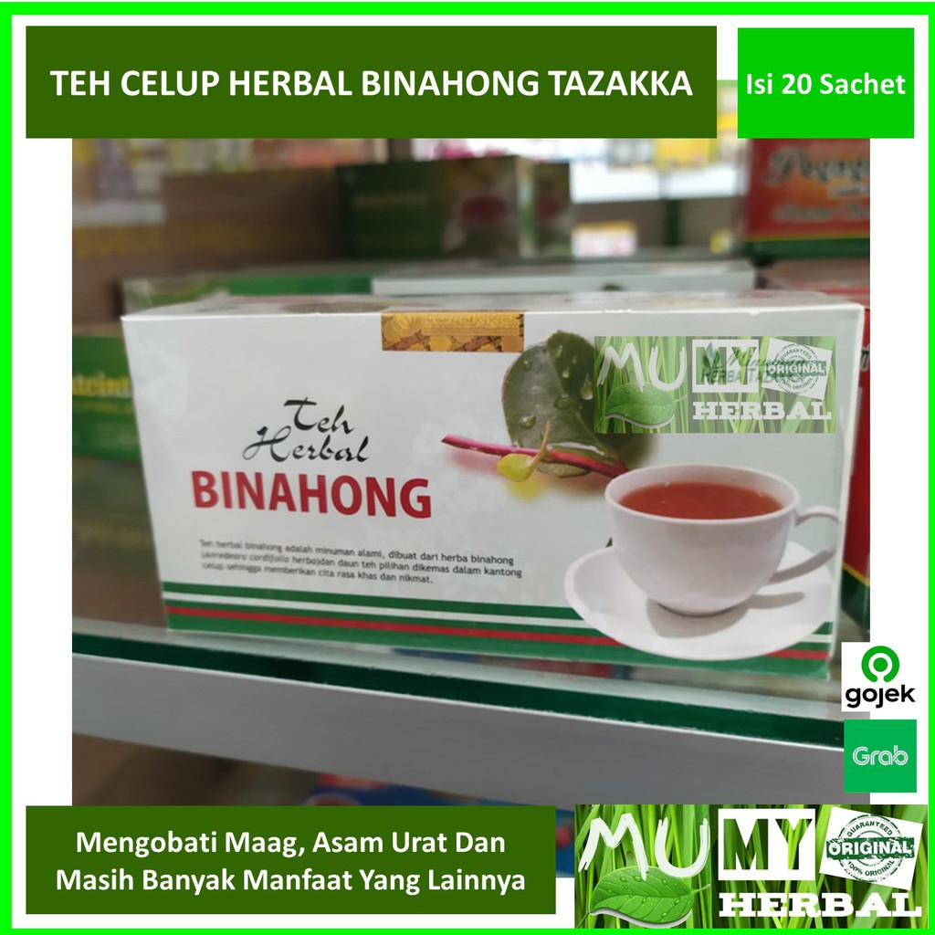 

Teh Herbal Binahong Tazakka Teh Celup Herbal Binahong Isi 20 Sachet