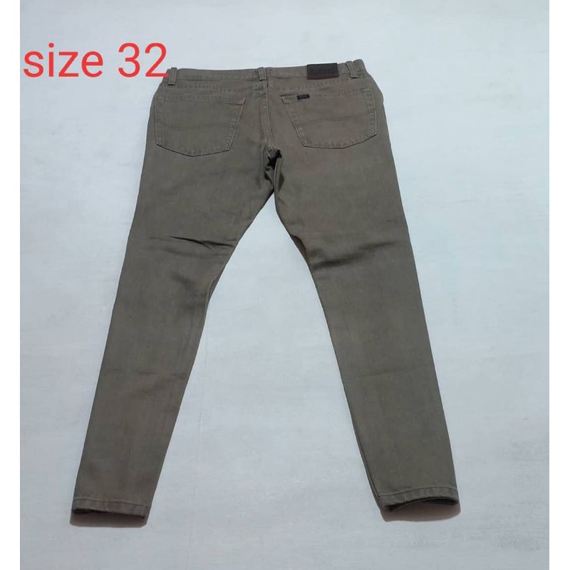 celana jeans Lee second original