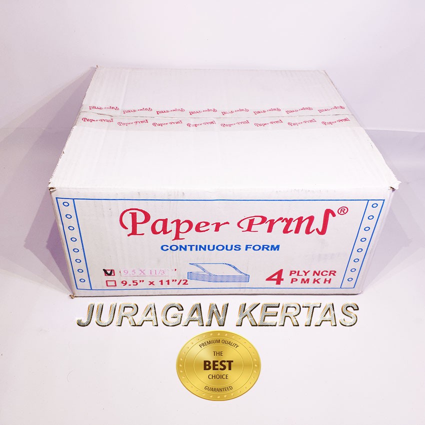 

CONTINUOUS FORM 9.5 X 11/3 4PLY PAPERPRYNS PPOB - BAGI 3