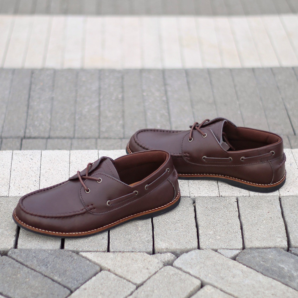 GROOVE BROWN ORIGINAL x REYL MAN Sepatu Kulit Sapi Asli Coklat Pria Semi Formal Pantofel Tali Kerja Kantor Dinas Resmi Guru Kantoran Pesta Undangan Wedding Kondangan Nikah Kuliah Modern Casual Oxford Derby Genuine Leather Footwear Keren Terbaru Kekinian