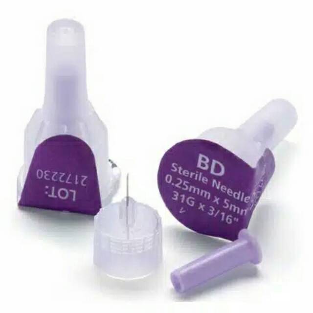 Jarum insulin BD MicroFine 0.25 mm x 5 mm