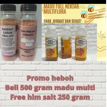 

PROMO HEBOH MADU MULTI FLORA FREE HIMSALT
