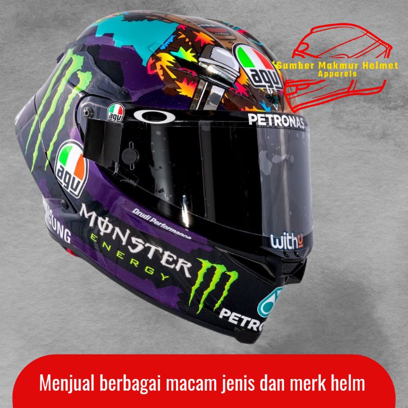 AGV Helm Morbidelli Spesial MotoGP