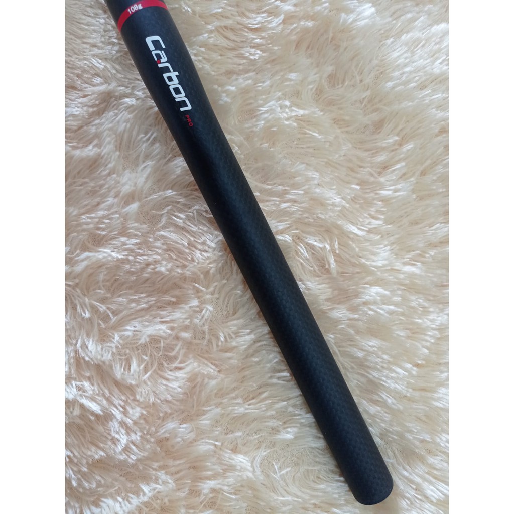 Handlebar Flat Carbon Litepro Hitam Doff Dov Dove Black Matte Monster Stang Sepeda Superlight 25.4 m