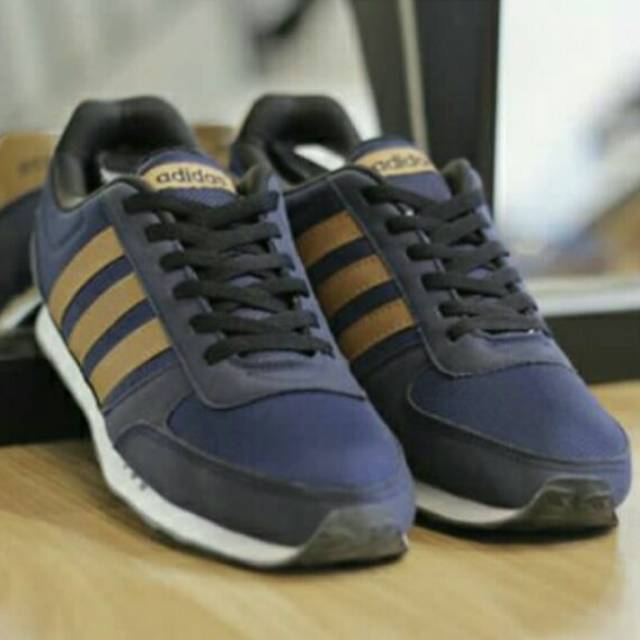 Adidas neo city racer navy brown