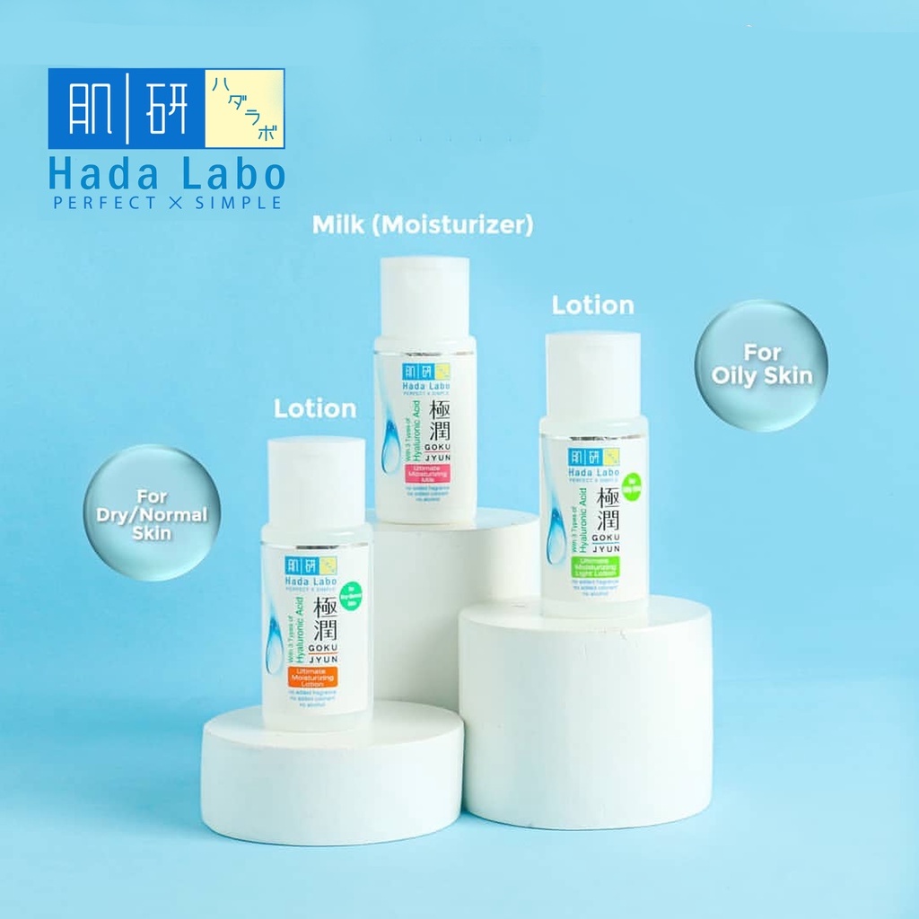 ⭐️ Beauty Expert ⭐️ HADA LABO HADALABO GOKUJYUN ULTIMATE MOISTURIZING LOTION 100 ml  30 ml  Face Wash