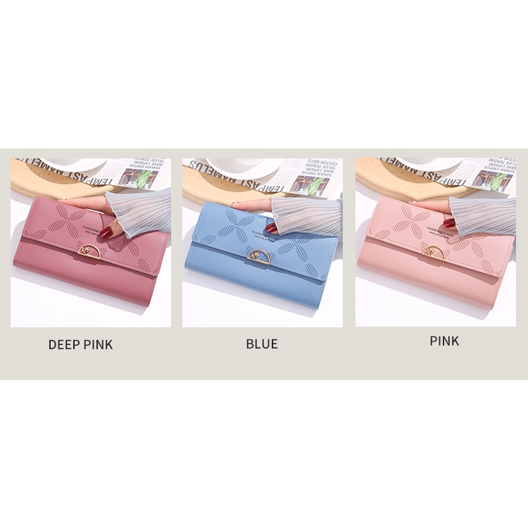 #LC-Wallet WD001 Dompet Panjang Wanita Dompet Korea Style