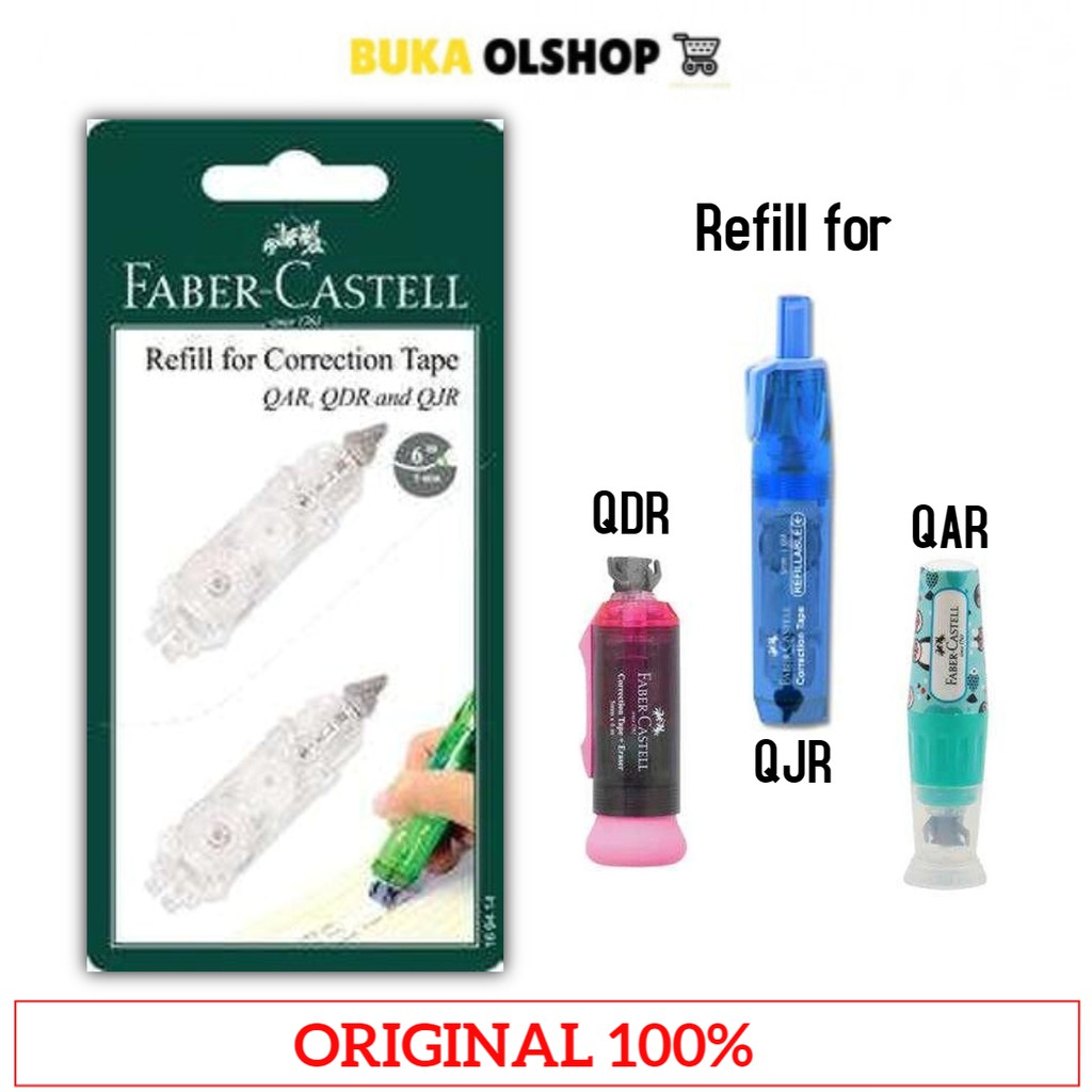 

Refill Correction Tape Faber Castell QAR/QJR /QDR