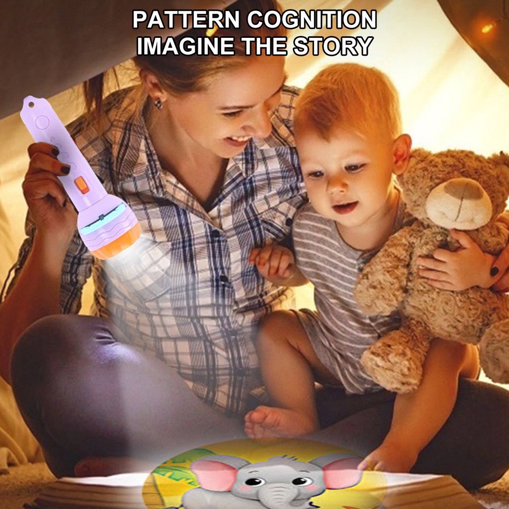 MOMMYCARE Mainan Anak Senter Proyektor / Fun Flashlight / Mainan Proyektor Gambar / Mainan Edukasi-4