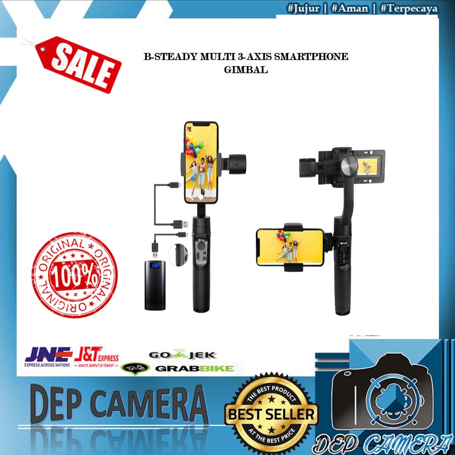B-steady multi 3-axis smartphone gimbal