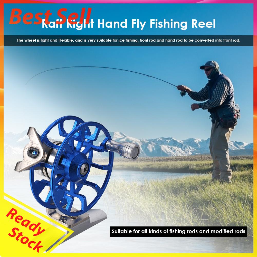 Reel Pancing Tangan Kanan Bahan Full Metal Untuk Fly Fishing Ice Smooth Rock