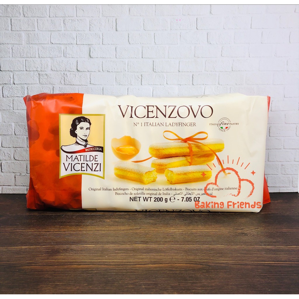 Vicenzovo Lady Finger 200Gr / Biscuit Lady Finger Tiramisu