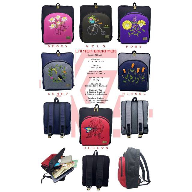 Tas Kabizaku Laptop Backpack/ Tas ransel laptop / Grosir Tas Backpack