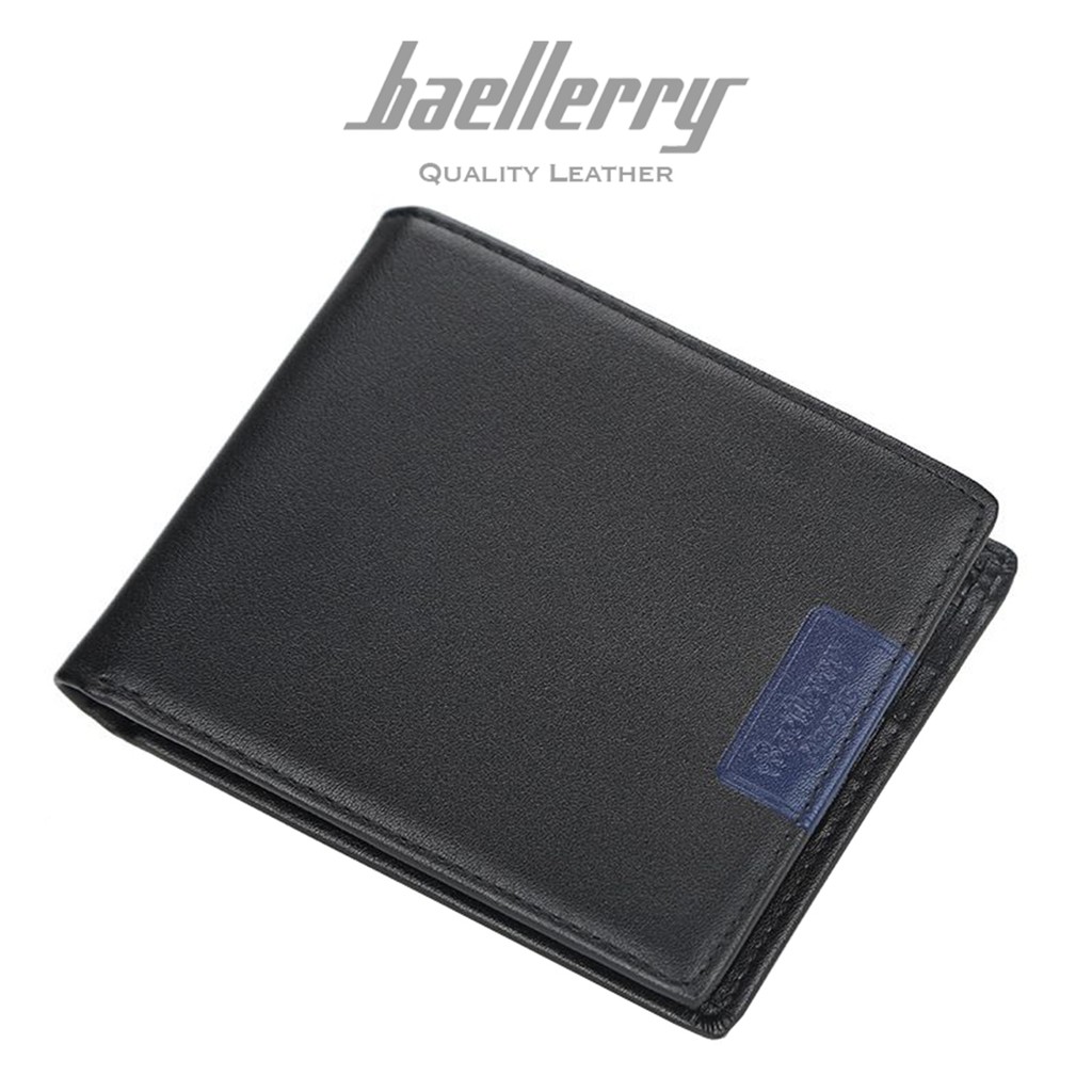 BAELLERRY D9163 Dompet Pria Bahan Kulit PU Leather Premium WATCHKITE WKOS